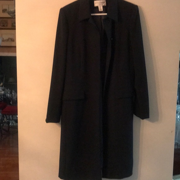 Evan Picone Jackets & Blazers - Evan-Picone Dress Coat Size 8 Black